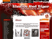 Tablet Screenshot of elusiveredtiger.com